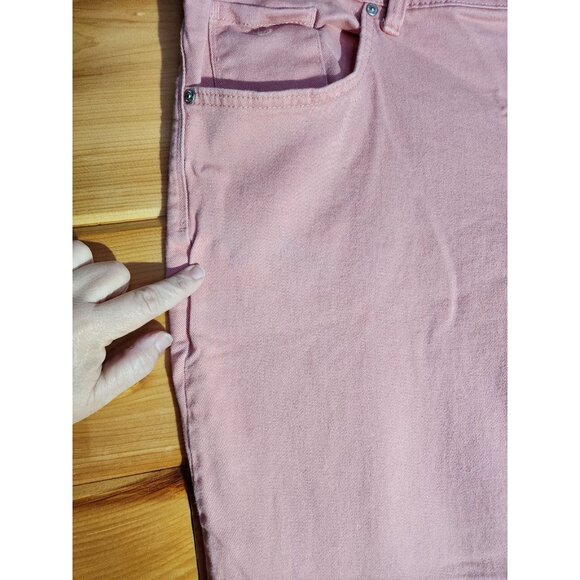 Gloria VanderBilt Pink Mauve Blush Jeans Size 24W Heritage Fit Tapered - Picture 5 of 8